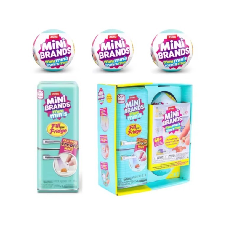 Ornament Ball Set - ชุดตู้เย็นจิ๋ว ZURU Original Fill The Fridge