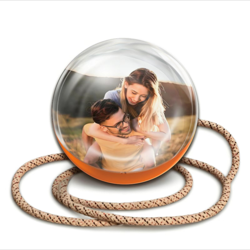 Snow Globe Musical - ลูกบอลคริสตัลตกแต่งทรงกลมใหม่ ลูกบอลหิมะ ลูกบอลแก้วเล่นวิดีโอเพลงสร้างสรรค์ ของตกแต่งคริสตัลแบบกำหนดเอง ของขวัญวันเกิด