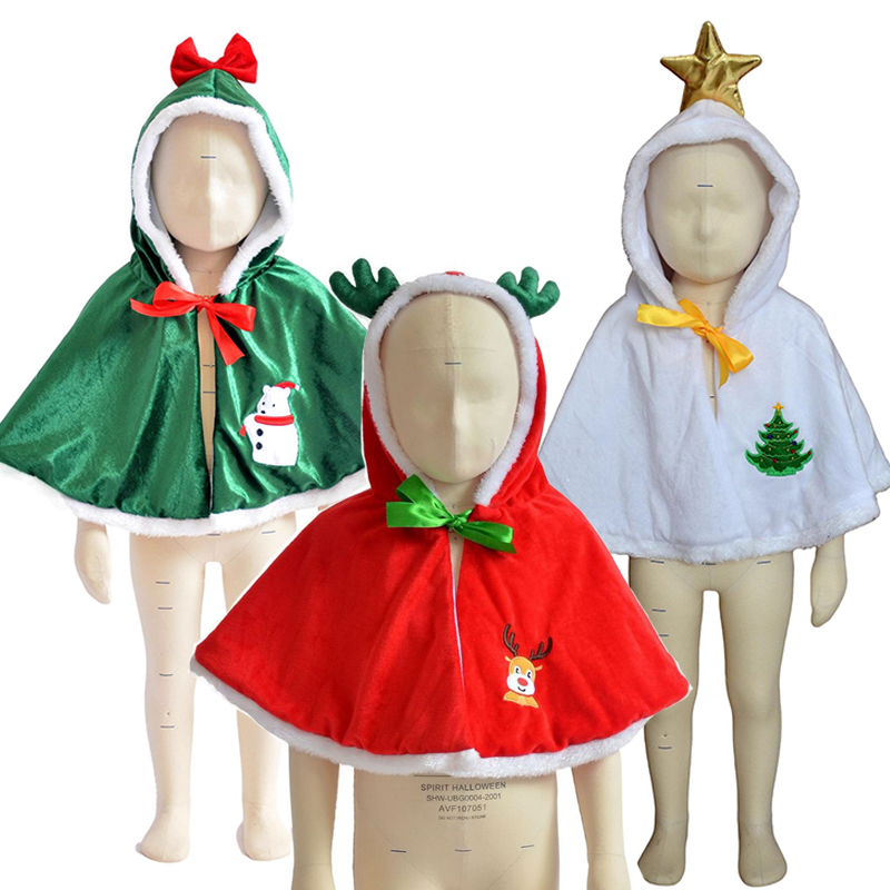 เสื้อคลุมมีฮู้ดลายเอลฟ์สีเขียว - Elf Costume Christmas บทวิจารณ์และราคา