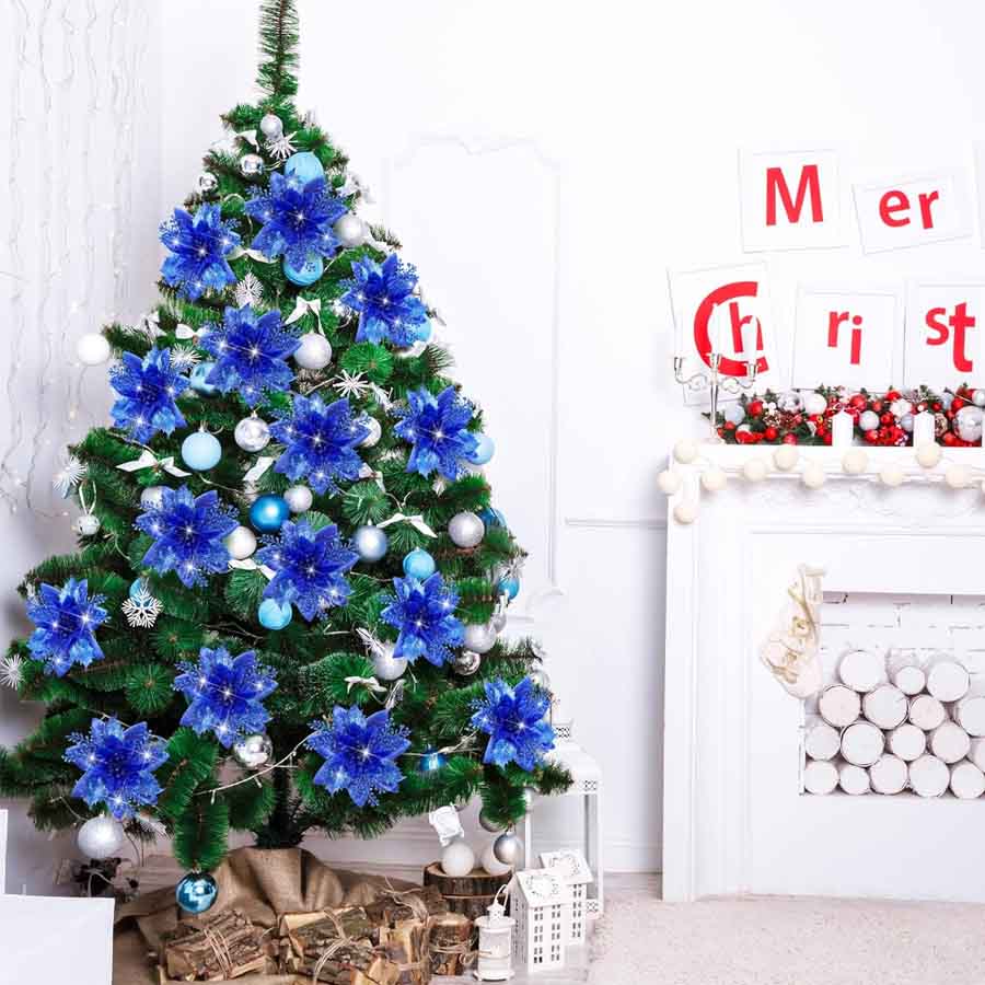 ดอกไม้ประกายประดิษฐ์, ตกแต่งต้ - Christmas Wreath Fake บทวิจารณ์และราคา