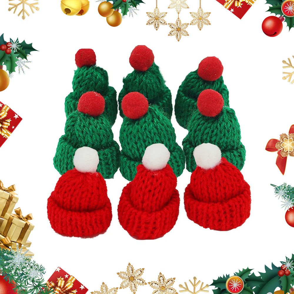 10 ชิ้น 3.5x5 เซนติเมตรมินิคริ - Santa Hat Plush บทวิจารณ์และราคา
