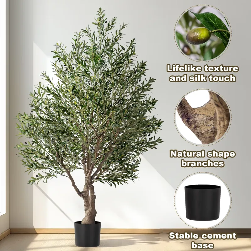 ต้นมะกอกเทียมขนาดใหญ่ของ TikTo - Christmas Tree Artificial บทวิจารณ์และราคา