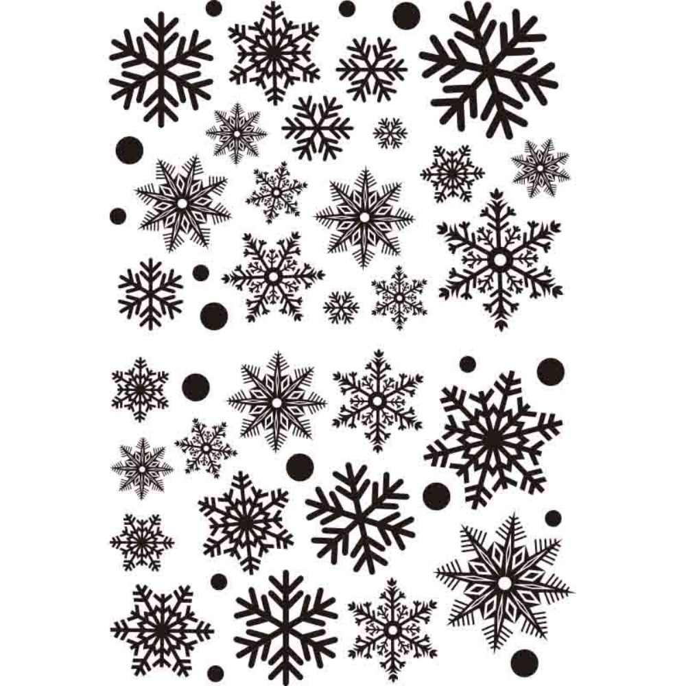 30 ชิ้น PVC สติกเกอร์เกล็ดหิมะ - Snowflake Window Decal บทวิจารณ์และราคา