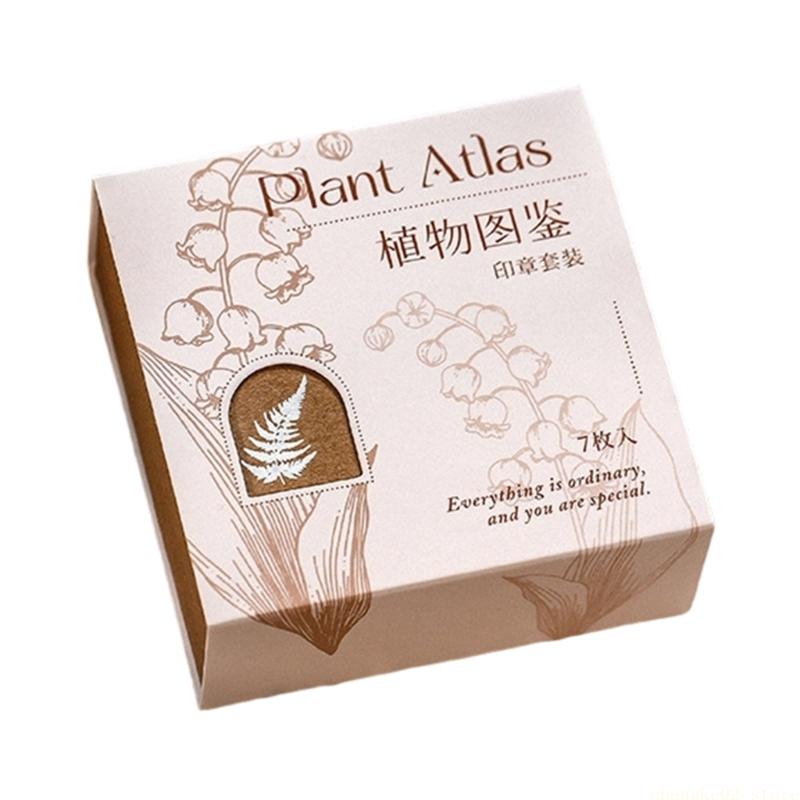 ชุดซีลงานการ์ดชุดบล็อกไม้ 7 ชิ - Gift Box Wrap Set บทวิจารณ์และราคา