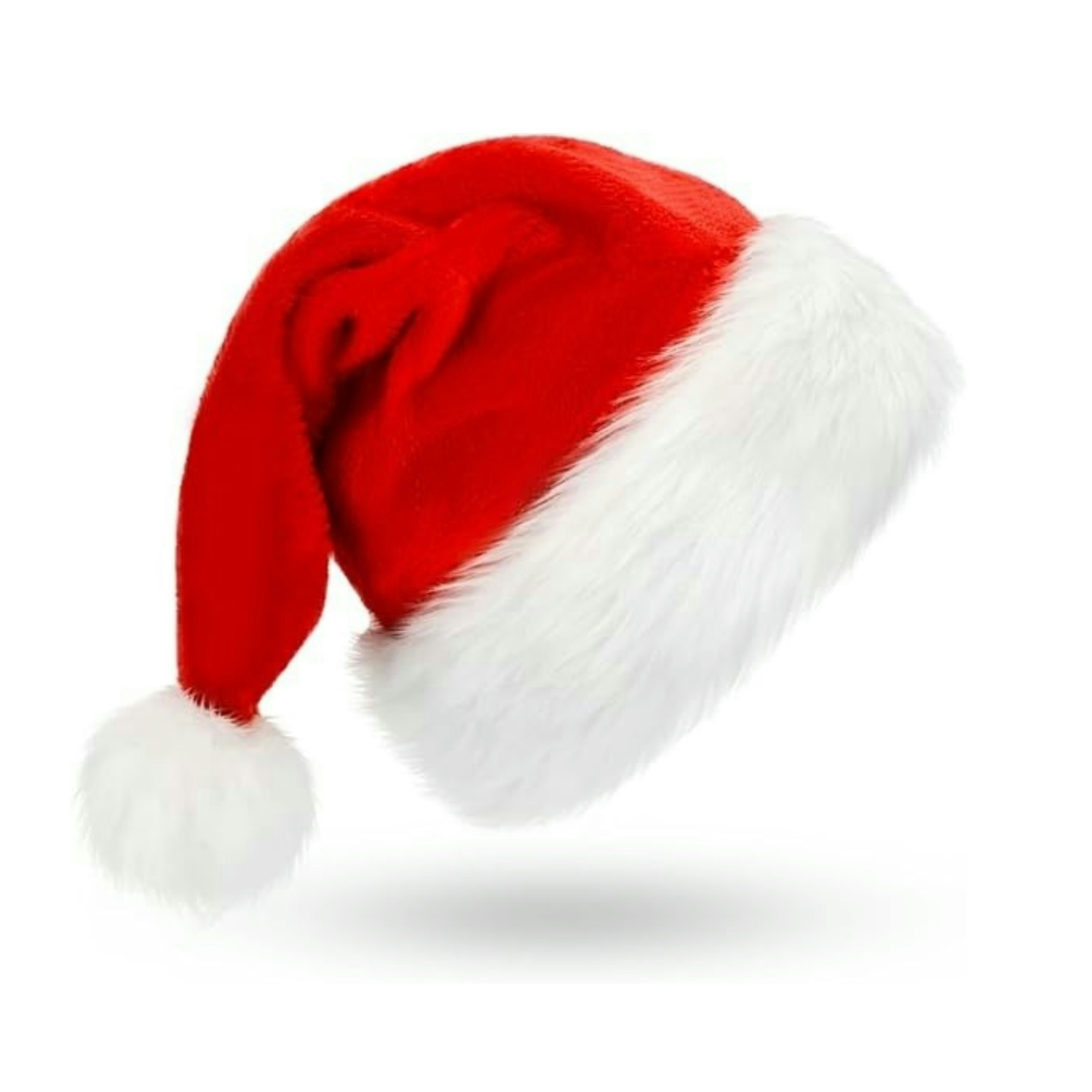 ชุดหมวกซานต้าสีแดงปุยพร้อมปีกก - Santa Hat Plush บทวิจารณ์และราคา
