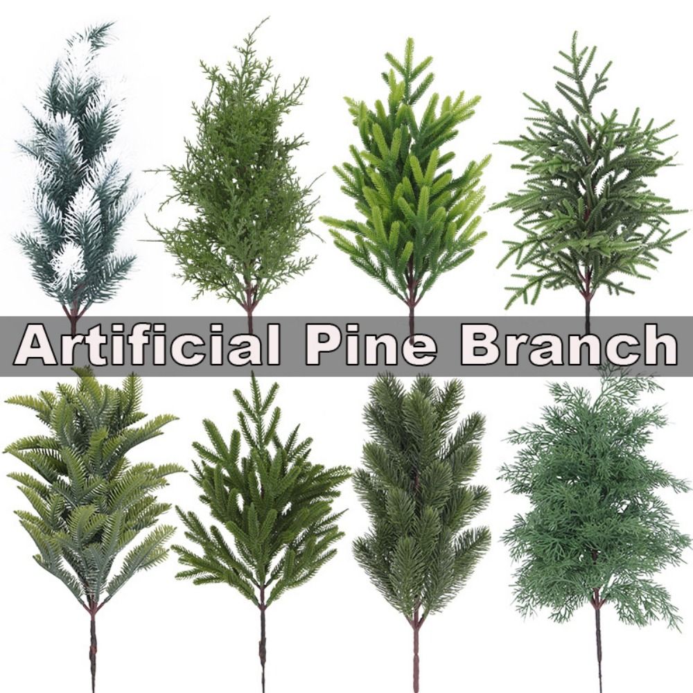 สีเขียวประดิษฐ์สาขาต้นคริสต์มา - Christmas Wreath Fake บทวิจารณ์และราคา