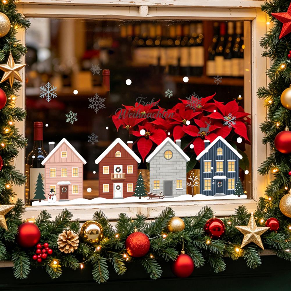สติกเกอร์ต้นเอลค์เฟอร์ 2 ชิ้น  - Snowflake Window Decal บทวิจารณ์และราคา