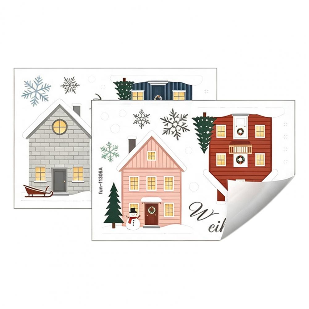 สติกเกอร์ต้นเอลค์เฟอร์ 2 ชิ้น  - Snowflake Window Decal บทวิจารณ์และราคา