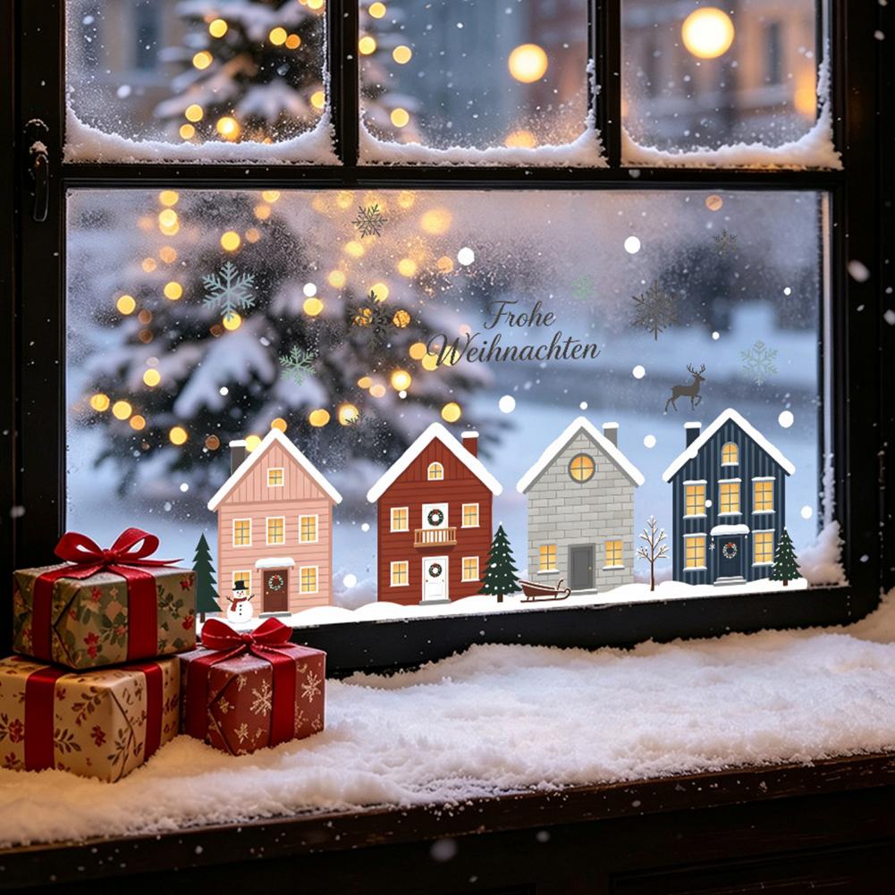 สติกเกอร์ต้นเอลค์เฟอร์ 2 ชิ้น  - Snowflake Window Decal บทวิจารณ์และราคา