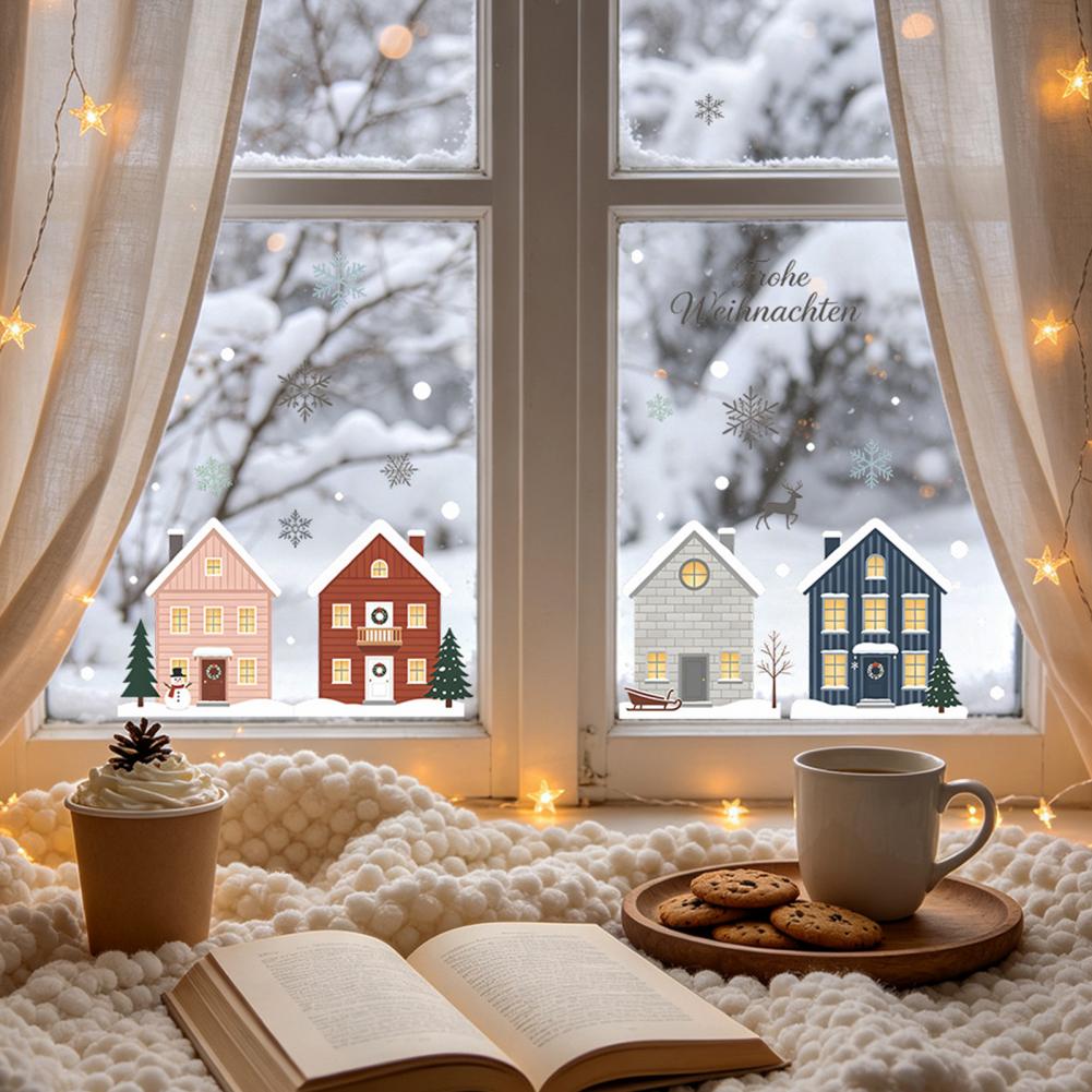 สติกเกอร์ต้นเอลค์เฟอร์ 2 ชิ้น  - Snowflake Window Decal บทวิจารณ์และราคา