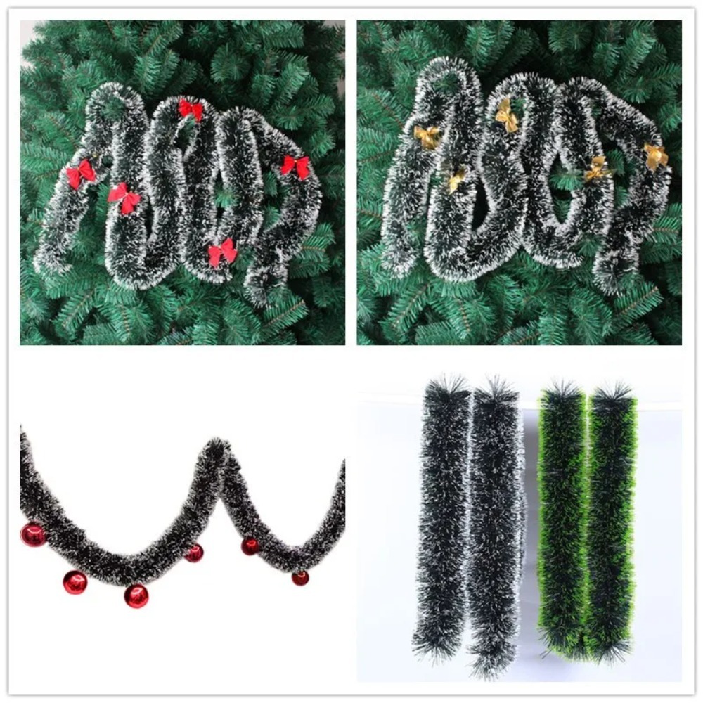 พวงมาลัยคริสต์มาสประดับด้วยไฟ  - Tinsel Garland Decoration บทวิจารณ์และราคา