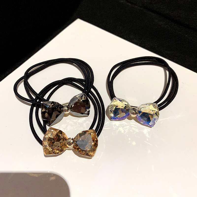 ชุดยางรัดผมประดับโบว์เพชร สไตล - Ribbon Bow Gift บทวิจารณ์และราคา