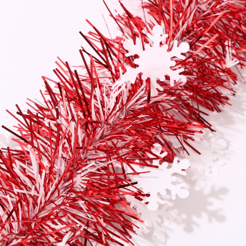 ริบบิ้นตกแต่งคริสต์มาส 1 ชิ้น  - Tinsel Garland Decoration บทวิจารณ์และราคา