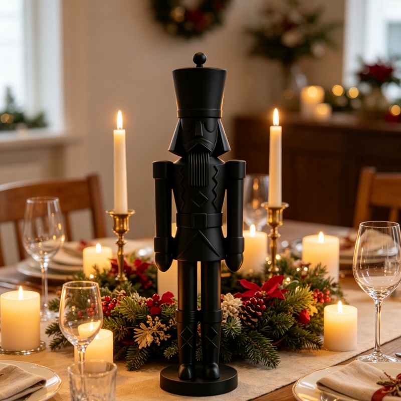 รูปปั้นทหารนัทแครกเกอร์สีดำสไต - Nutcracker Figurine บทวิจารณ์และราคา