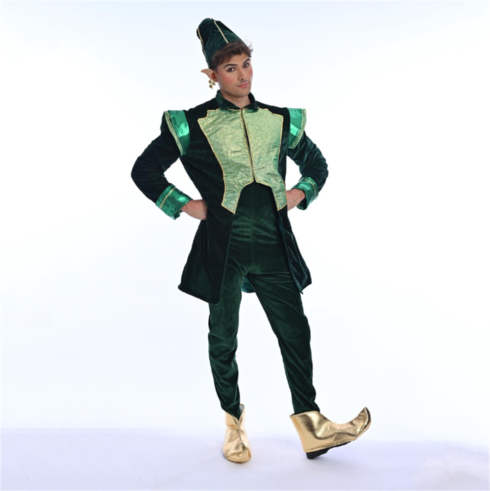 ชุดคอสตูมเอลฟ์ซานตาคลอสผ้ากำมะ - Elf Costume Christmas บทวิจารณ์และราคา
