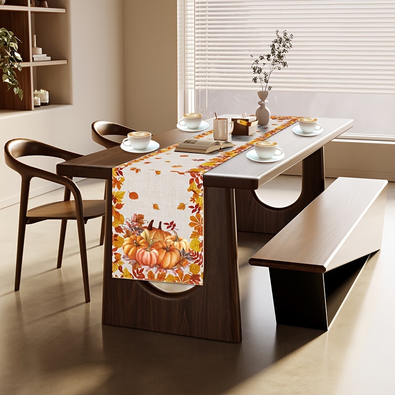 ผ้าปูโต๊ะวันขอบคุณพระเจ้าและวั - Christmas Table Runner บทวิจารณ์และราคา
