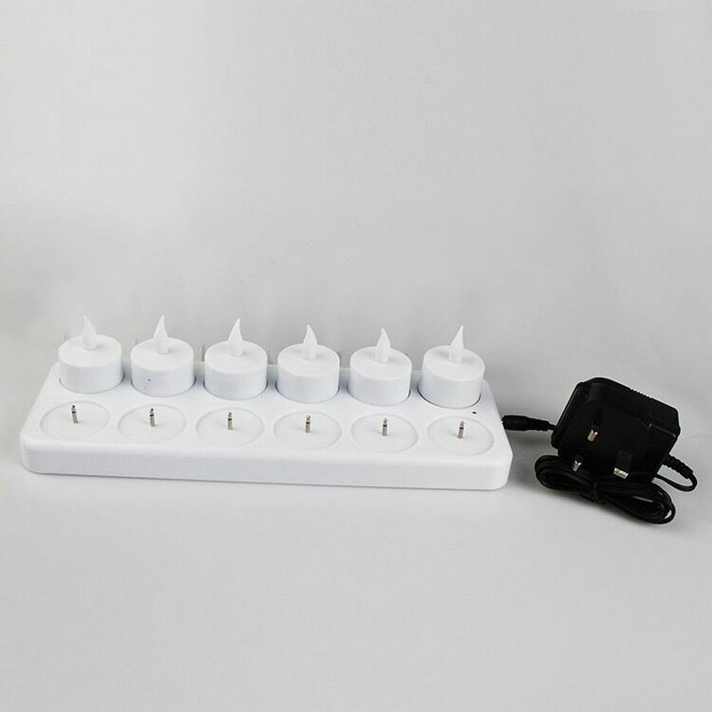 ชุด 12 ชิ้น ไฟ LED แบบชาร์จไฟไ - Holiday Candle Set บทวิจารณ์และราคา