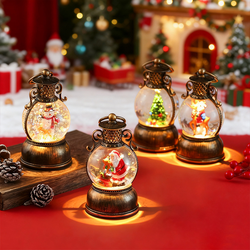 กล่องดนตรีลูกโลกหิมะสไตล์วินเท - Snow Globe Musical บทวิจารณ์และราคา