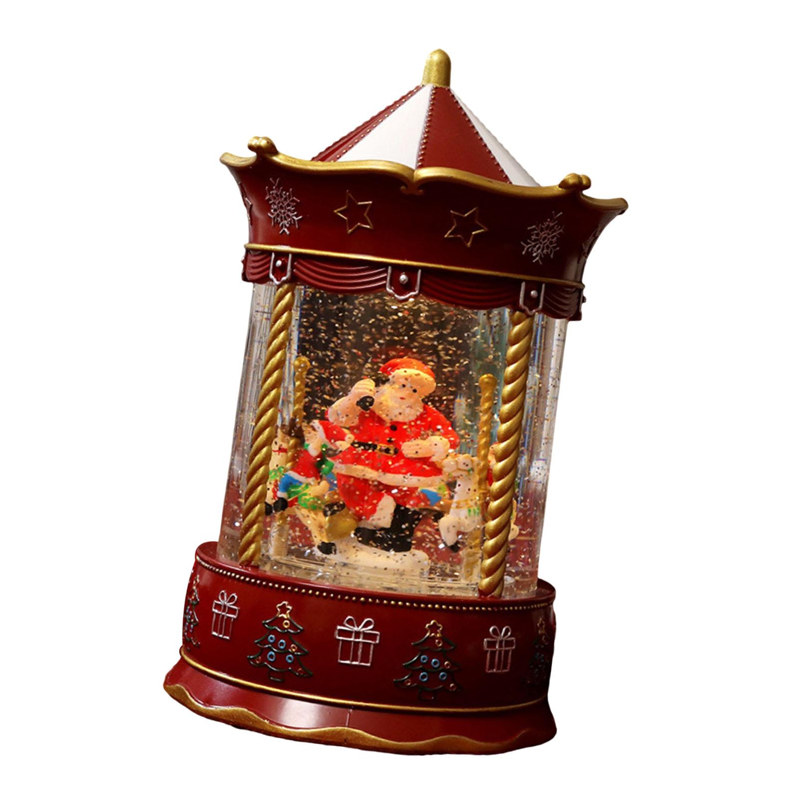 กล่องดนตรีลูกโลกหิมะตกแต่งคริส - Snow Globe Musical บทวิจารณ์และราคา