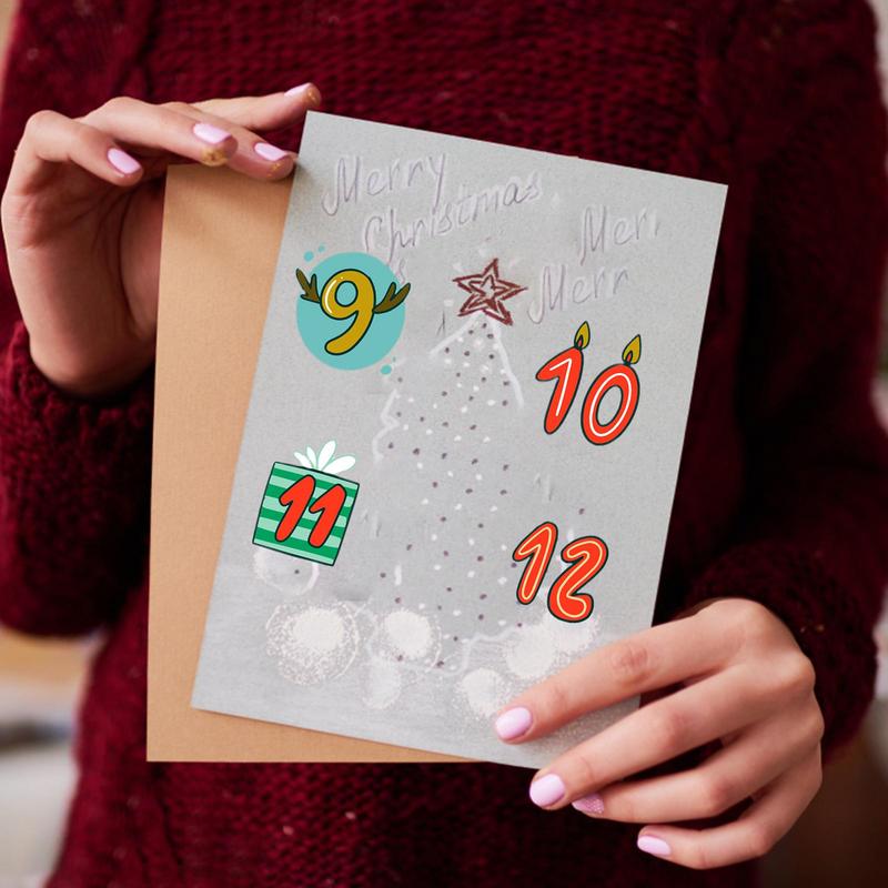 สุขสันต์วันคริสต์มาสสติกเกอร์จ - Advent Calendar Gift บทวิจารณ์และราคา