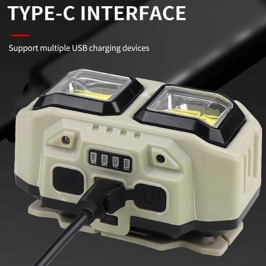 COB LED ไฟหน้าแบบชาร์จไฟได้, ไ - Christmas Lights Outdoor บทวิจารณ์และราคา