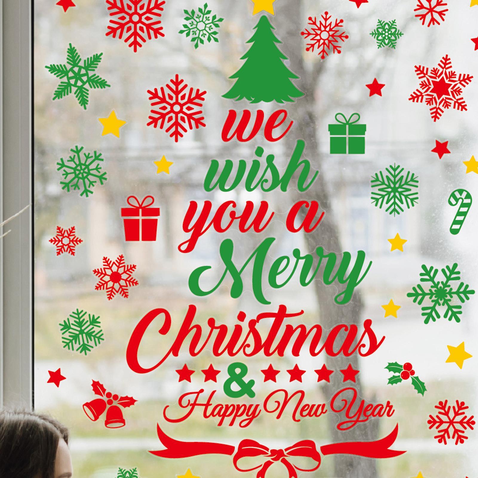 สติกเกอร์ติดผนังลายคริสต์มาส 3 - Snowflake Window Decal บทวิจารณ์และราคา