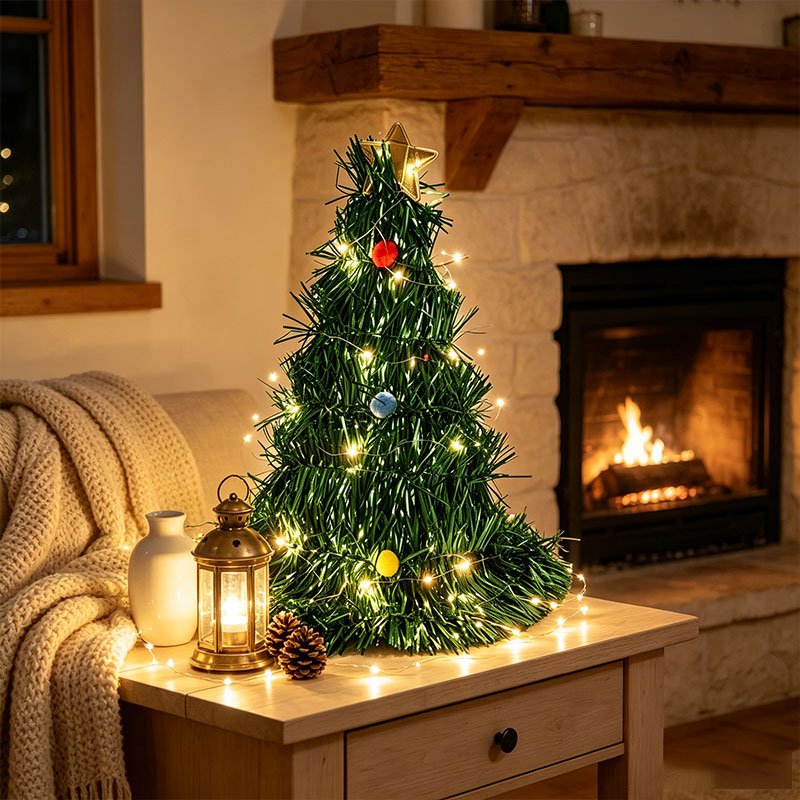 ต้นคริสต์มาสขนาดเล็กแบบพับได้  - Star Tree Topper บทวิจารณ์และราคา