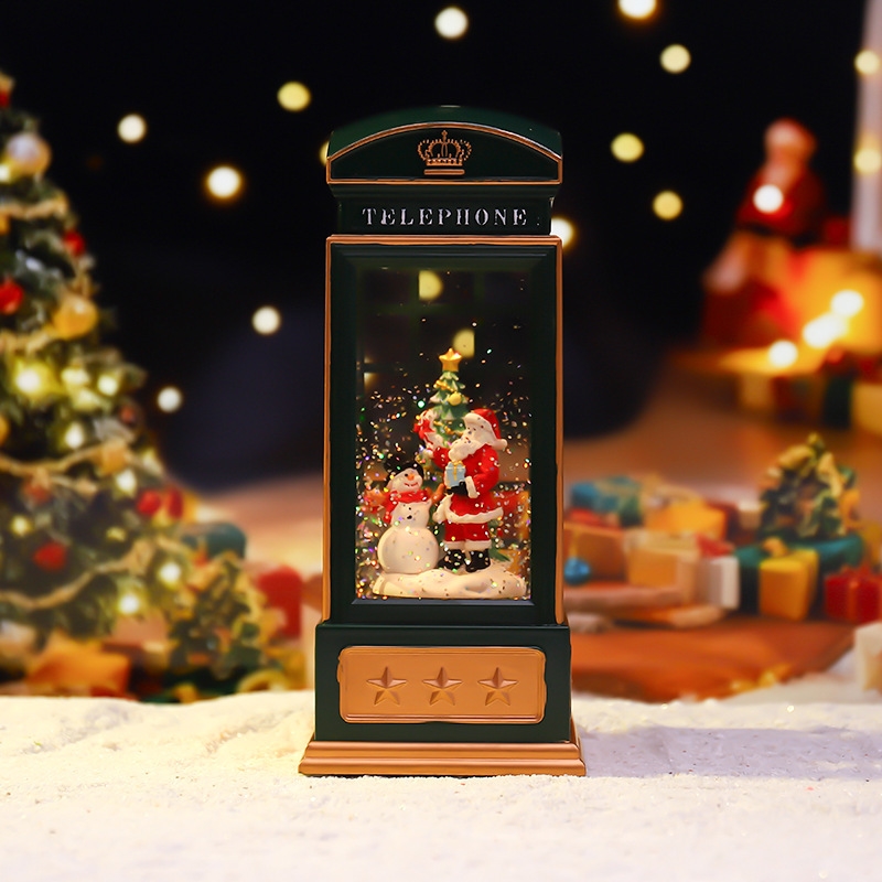 กล่องดนตรีลูกโลกหิมะรูปซานต้าข - Snow Globe Musical บทวิจารณ์และราคา