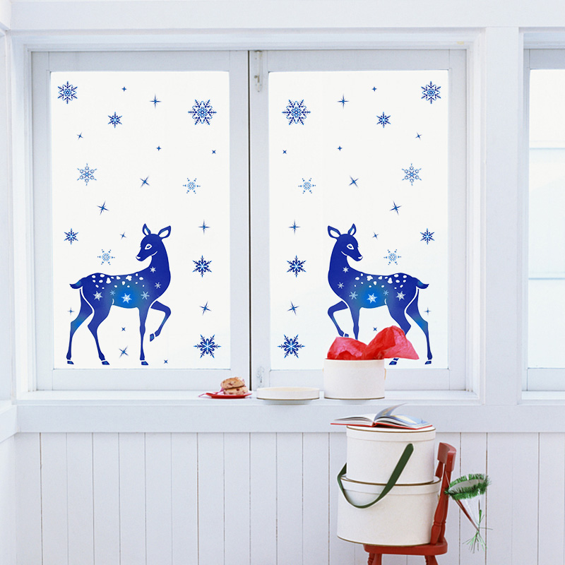 สติ๊กเกอร์ติดหน้าต่างลายคริสต์ - Snowflake Window Decal บทวิจารณ์และราคา