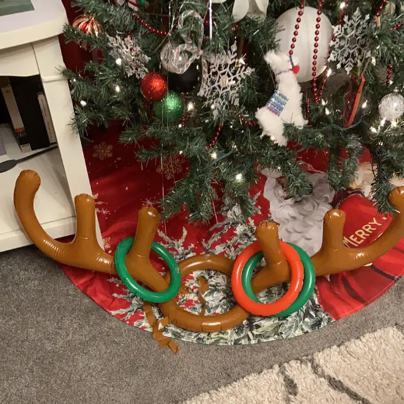 1/3/5 ชุดเกมคริสต์มาส Inflatab - Reindeer Antlers Headband บทวิจารณ์และราคา